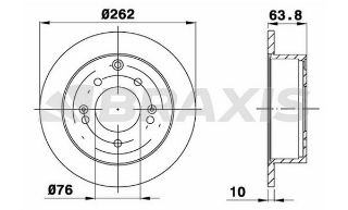 ARKA FREN DİSK AYNASI CERATO II 1.6 1.6 CVVT 2.0 2.0 MPI 09=> SHUMA COUPE 1.6 TGDI 2.0 14=> resmi
