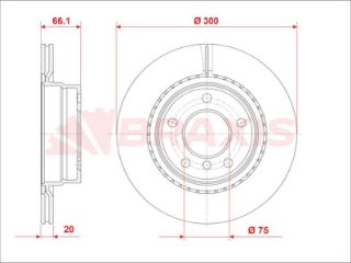 ARKA FREN DİSKI BMW F20 F30 E87 E90 300MM resmi