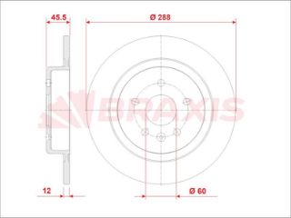FREN DİSKI ARKA ASTRA K 15 > 288MM resmi
