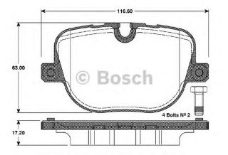 FREN BALATASI ARKA 4.4 D-5.0 LAND ROVER RANGE ROVER SPORT - III 09-13 resmi