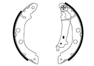 FREN BALATASI ARKA 1,5-1,9 KANGOO / NISSAN PRIMERA 00-08 resmi