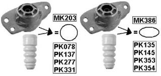 AMORTİSÖR LASTİĞİ ARKA BM  PASSAT-A4-A6 97-04 resmi