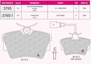 ARKA BALATA TRAFİC 3.01 06 14 VİVARO 8.01 06 14 PRIMASTAR 01 06 4406000QAF resmi