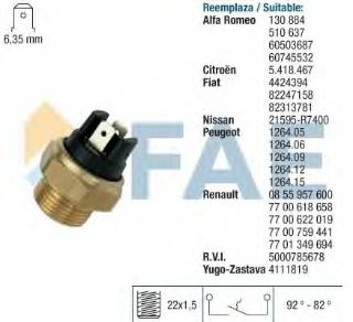 FAN MÜŞÜRÜ R-9-11 EM KISLIK 92 82 resmi
