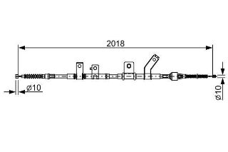 EL FREN TELLERİ ARKA SAĞ L200 III 2.5DİD-4X4 resmi