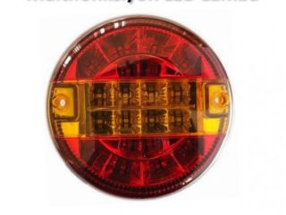STOP LAMBASI HAMBURGER TİP 24V E ONAYLI RUBOLITE TİP LED (STOP SİNYAL POZISYON) resmi