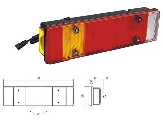 STOP LAMBASI 7 FONKSİYONLU KABLOSUZ E BELGELI resmi