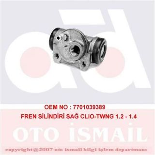FREN SİLİNDİRİ SAĞ CLİO 1.1-1.2-1.8-1.9D 91-00 -TWNG 1.2 96 20.64MM resmi