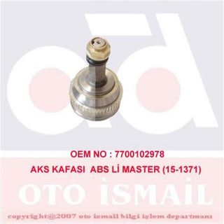 X AKS KAFASI DIŞ MASTER II-MOVANO 2.5D-2.8DTI 98-01 ABSLİ 15-1371 resmi