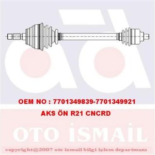 X AKS ÖN R21 CNCRD resmi