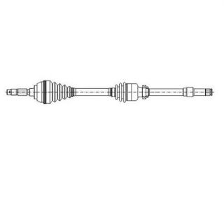 X AKS ÖN SAĞ DUCATO 2.8 TDI 97-02 -BOXER-JUMPER 2.0 2.5 D 2.5TDI 94-00 14Q ABS Lİ resmi
