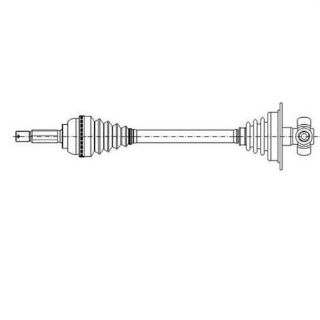 X AKS ÖN SOL LGN II 1.9 DCI 01-07 resmi