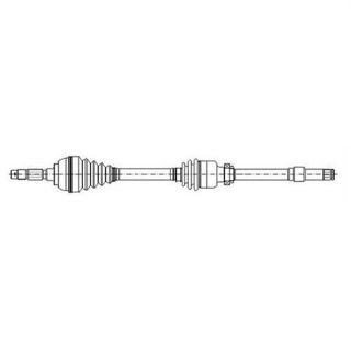 X AKS ÖN SAĞ FOCUS II-CMAX 1.6 TDCI 03-08 VOLVO S40 1.6D V50 1.6D 05-12 26X36X921MM resmi
