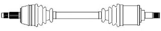 AKS SAG ( PEUGEOT : 106 / CITROEN : SAXO 1.4 1.5D 99-- ) resmi