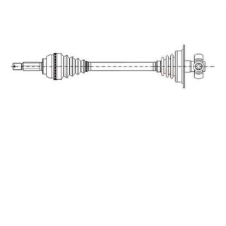 X AKS ÖN SOL MGN I 1.4 16V-1.6 16V 99 ABS Lİ resmi