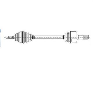X AKS ÖN SOL CORSA C 1.4-1.6-1.3 CDTI- 1.7D-DTI 00 ABSLİ 17-0769 resmi