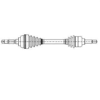 X AKS ÖN SOL VECTRA B 1.6I-1.6I 16V 95-02 ABSLİ 17-0775 resmi