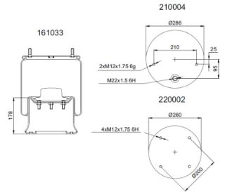 KOMPLE METAL PİSTONLU SAF DORSE resmi