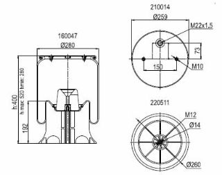 PLASTIK PİSTON KOMPLE SCHNITZ WAWELER resmi