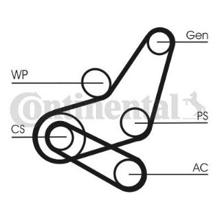 KANALLI KAYIS SETI ( FORD : FOCUS II 1.4 1.6 04-- CMAX 1.6 03-07 ) resmi
