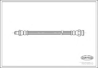 FREN HORTUMU ÖN MERCEDES 190 (W201) 2.0 (201.022) 82- resmi