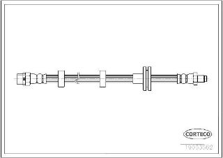 ÖN  FREN HORTUMU 480MM LAND ROVER RANGE ROVER 4.2 4.4 3.0D 4X4 05-12 resmi