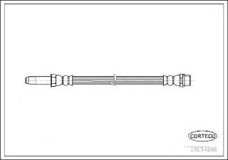 FREN HORTUMU VW MULTIVAN 2.0 BITDI 03- (234MM) resmi