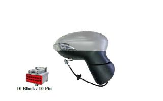 FORD FİESTA DIŞ AYNA ELEKTRİKLİ ISITMALI SİNYALLİ ÇEVRE  KATLANIR ASTARLI SAĞ 2012- resmi