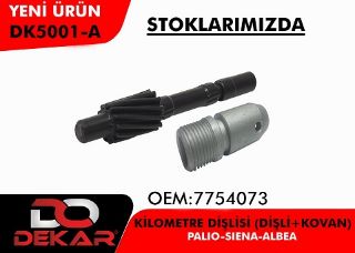 KİLOMETRE DİŞLİSİ UZUN DİŞLİ + KOVAN SET .. ( DOBLO - PALİO - SIENA - STILO ) resmi