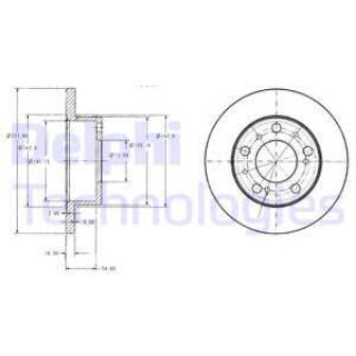 FREN DİSKİ ÇİFTLİ PAKET CITROEN-FIAT-PEUGEOT-C25-DUCATO-J5 03/1984 1995 424695-4249.C6-4249.L1-60809894-7531819-7568440-93500520-E169017-ZF07568440-ZF93500520 resmi