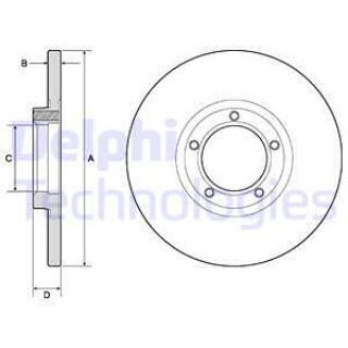 ON FREN DISK AYNASI TRANSIT TURBO 84>90 OLCU: (254,3×14,3×5 BIJON) resmi