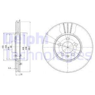 FREN DİSKİ ÇİFTLİ PAKET VW GOLF-PASSAT-VENTO 1992 04/1999 resmi