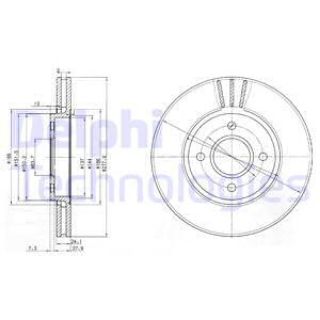 FREN DİSKİ ÇİFTLİ PAKET FORD ESCORT-SIERRA 1990 01/1995 resmi