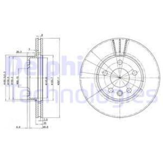 FREN DİSKİ ÇİFTLİ PAKET FORD-SEAT-VW-GALAXY-ALHAMBRA-SHARAN 1995 08/2010 7M0615301-7M0615301E-7M0615301G-95VWX1125BD resmi