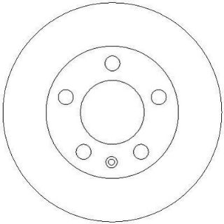 FREN DİSKI ARKA 5D 230MM FABİA BORA GOLF IV POLO 99- resmi