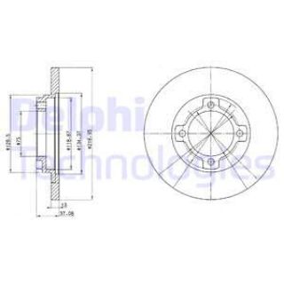 FREN DİSKİ ÇİFTLİ PAKET KİA-MAZDA-MENTOR-PRIDE-121 01/1988 2001 DA0133257-E8BZ1125A-KK15033251-MDA0133251 resmi