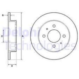 FREN DİSKİ ÇİFTLİ PAKET MİTSUBİSHİ CARİSMA-COLT 01/1992 07/2000 MR249357-MR913846 resmi