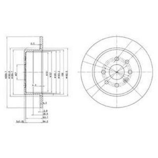 FREN DİSKİ ÇİFTLİ PAKET OPEL VECTRA 10/1995 03/2002 resmi