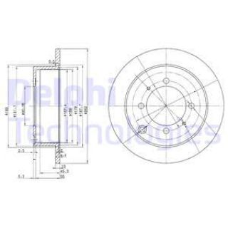 FREN DİSKİ ÇİFTLİ PAKET HYUNDAİ-KİA-GALANT-LANCER MB668083-MB699964-MB857978 resmi