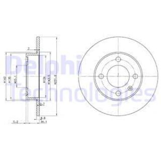 FREN DİSKİ ÇİFTLİ PAKET SEAT-VW-AROSA-CORDOBA-IBIZA-LUPO-POLO 04/1996 resmi