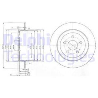 FREN DİSKİ ÇİFTLİ PAKET CHRYSLER NEON-PT CRUISER-SEBRING 1995 05085650AA-05085651AA-4509553-4509553AB-4509553AC-4509558-4616433-5085650AA resmi