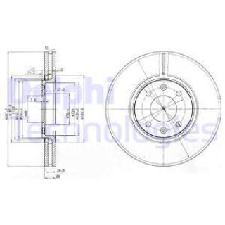ÖN  FREN DİSK AYNASI HAVALI C5 C5 II 2.0HDI / 2.2HDI / 3.0 V6 01> XANTIA XANTIA II 3.0 V6 / 2.0T / 1.9T / 1.9D resmi