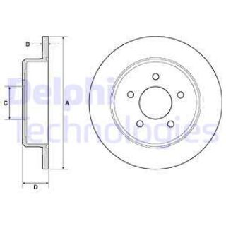 FREN DİSKİ ÇİFTLİ PAKET CHRYSLER-JEEP-GRAND VOYAGER-VOYAGER-CHEROKEE 01/2001 01/2014 4721023AD-4721023AF-4721023AG-52128411-V5018411AA resmi