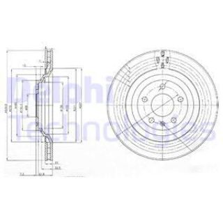 FREN DİSKİ ÇİFTLİ PAKET AUDI A6 05/2004 06/2011 resmi