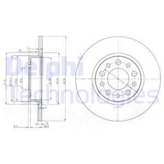 FREN DİSKİ ÇİFTLİ PAKET ALFA ROMEO-FIAT-JEEP-159-BRERA-GIULIETTA-SPIDER-500X-RENEGADE 01/2006 resmi