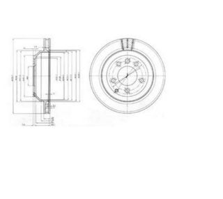 FREN DİSKI ARKA 5D 239MM DOLU Q7 CAYENNE TOUAREG 06- resmi