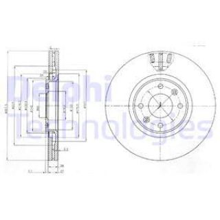 FREN DİSKİ ÇİFTLİ PAKET CITROEN-PEUGEOT-C4-C4 GRAND PICASSO-C4 PICASSO-207-3008-307 01/2001 4249.85-9687602180-9809266280 resmi