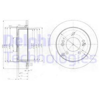 FREN DİSKİ ÇİFTLİ PAKET HYUNDAİ-KİA-TUCSON-XG-MAGENTIS 06/1999 5841139600 resmi
