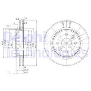 FREN DİSKİ ÇİFTLİ PAKET KİA SHUMA-SPECTRA 10/2000 04/2004 0K2N233251 resmi