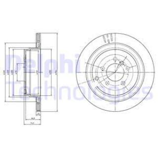 FREN DİSKİ ÇİFTLİ PAKET - BOYALI LAND ROVER RANGE ROVER-RANGE ROVER SPORT 02/2002 07/2013 SDB500202-SDB500203-SDB500230 resmi